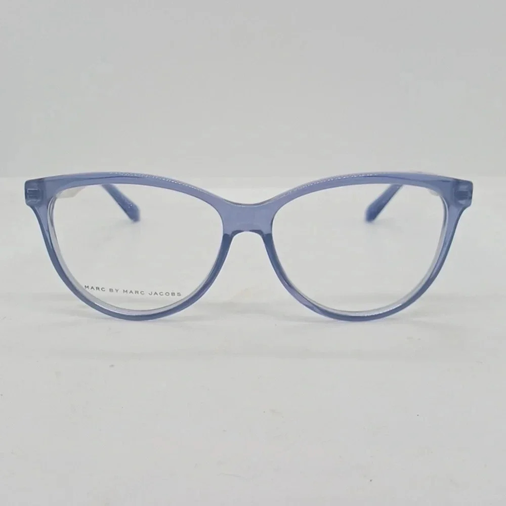 NWOT RX-ABLE MARC BY MARC JACOBS EYEGLASS FRAMES MMJ609 BLUE SILVER